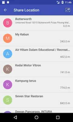 Send My GPS Location android App screenshot 4